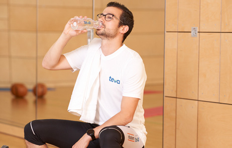 Mann beim Sport